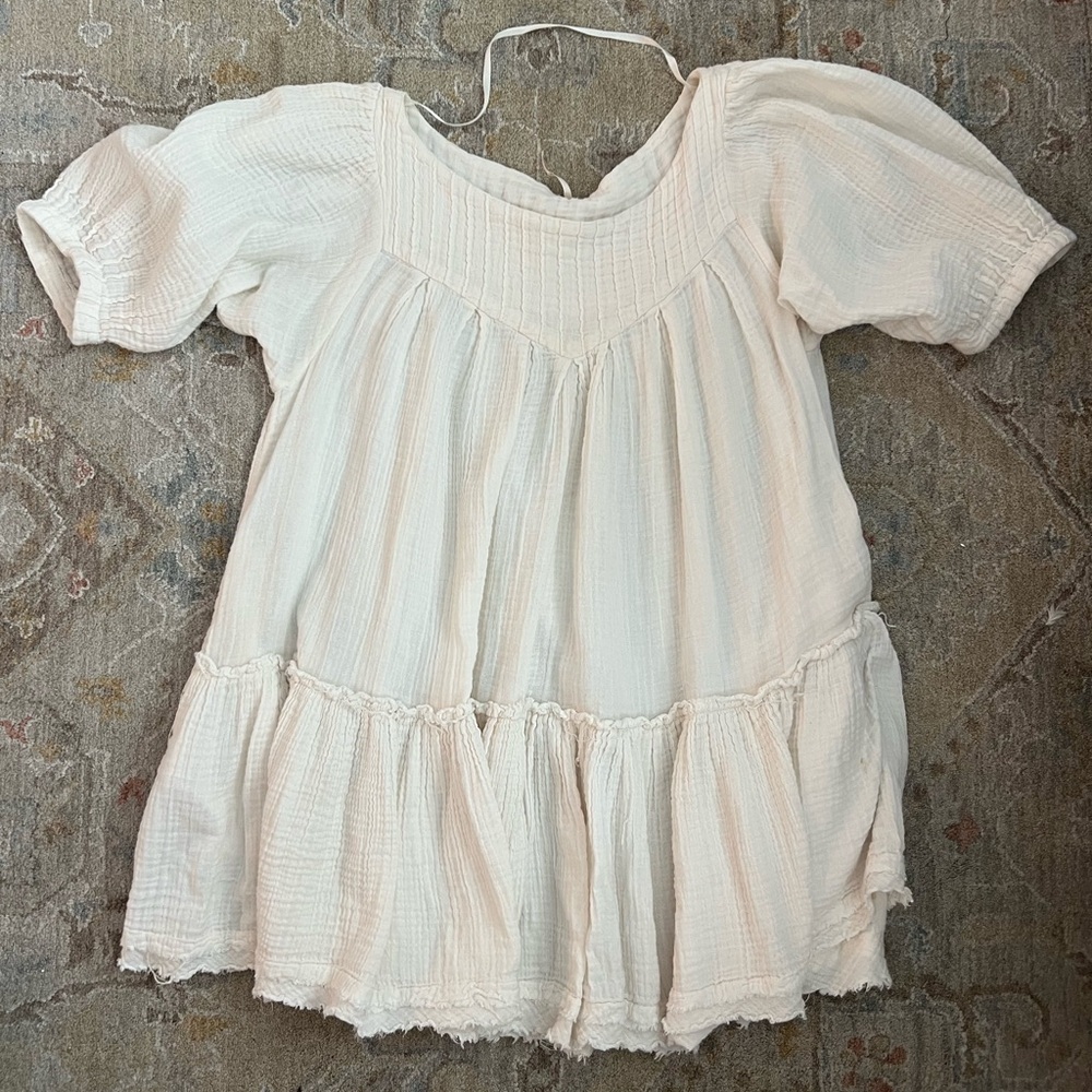 Free People Cream Tunic Dress